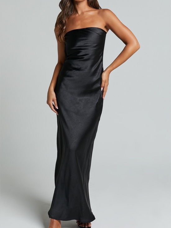 REVOLVE Dresses & Skirts - NWT REVOLVE Australia SHOWPO Charlita satin strapless maxi dress US 4